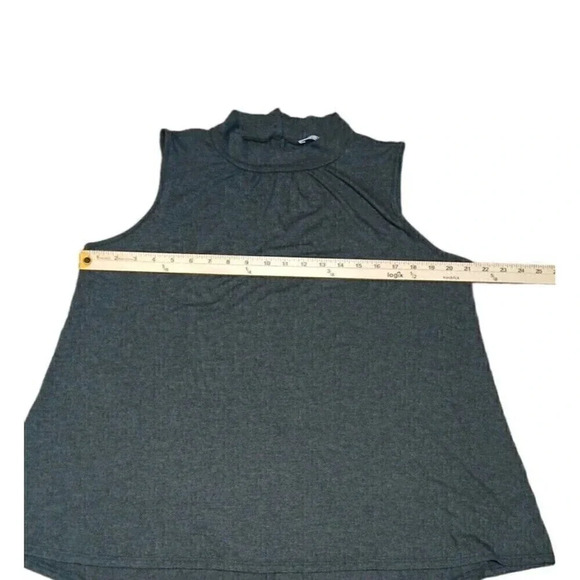 The Office Edit X Kiki Larue Women's Gray Sleeveless Turtleneck Soft Size 1X - Picture 11 of 13